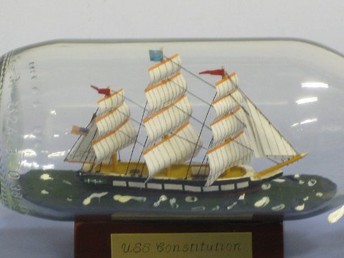 Marine Guide Bottleship 250cc (USS CONSTITUTION) Finished product NEW from Japan_2