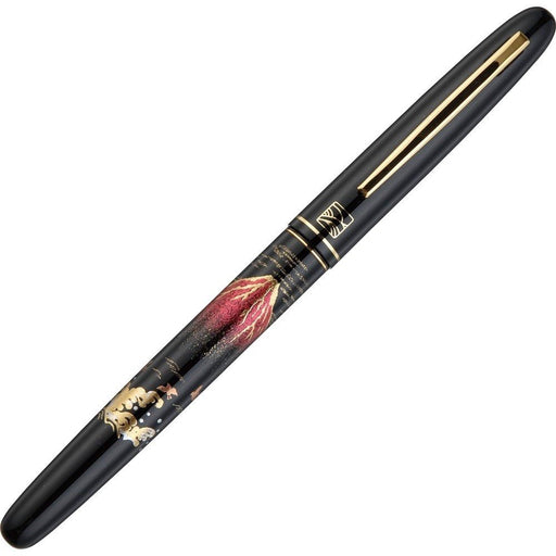 Kuretake DU184-215 Manen Mouhitsu Makie red Fuji Akafuji black axis Brush Pen_1