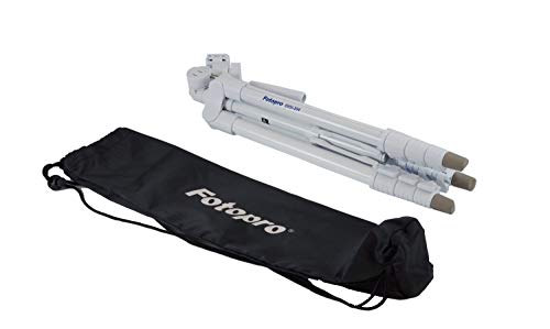 Fotopro Tripod DIGI-204 WH 4 Section Compact 3-way Head Aluminum White 810847_4