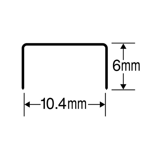 Max stapler for vaimo Staple No.11 1000pcs x 5pack No.11-1M Long Needle NEW_2