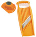 BORNER PL Thick Sliced ​​Potato Waffle Slicer XXL + Safety Holder set Orange NEW_1