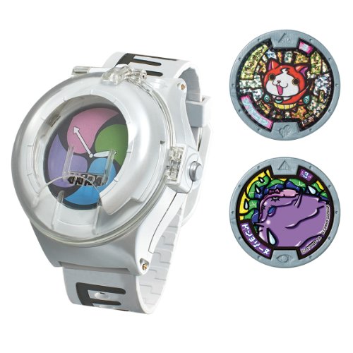 Bandai DX Yo-kai watch Includes 1 Jibajan medal and 1 Don Yorine medal NEW_1