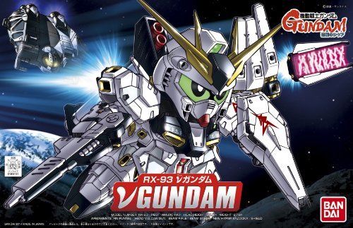 BANDAI SD Gundam RX-93 Nu GUNDAM Model Kit Char's Counterattack NEW from Japan_3