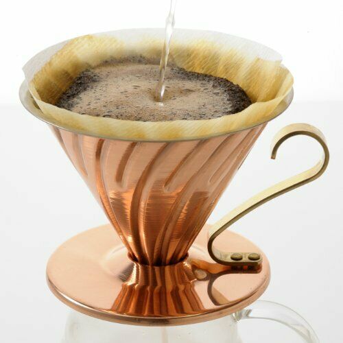 HARIO coffee dripper VDP-02CP V60 Copper drip for 1 to 4 cups genuine NEW_2