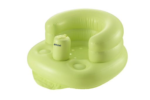 Richell fluffy baby chair R Green bath chair from 7 months - 2 years old ‎180082_1