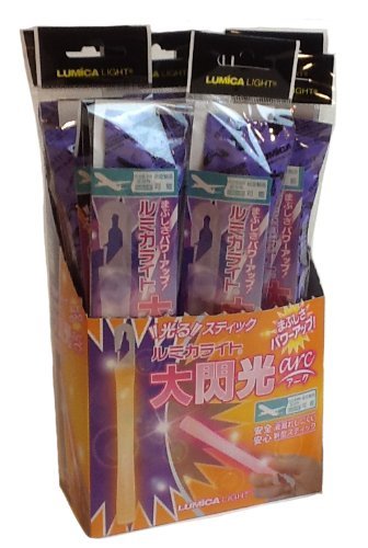 Lumicalite Large Flash (Arc) Violet Set of 12 pieces Glow Stick Ota-gei Concert_1