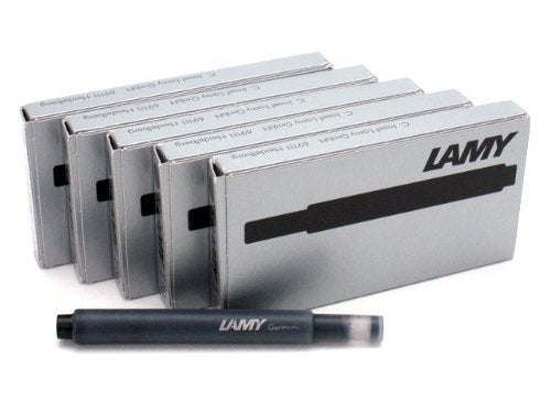 LAMY LT10 replacement ink cartridge black 5 pieces x 5 Box Set Fountain Pen Ink_1