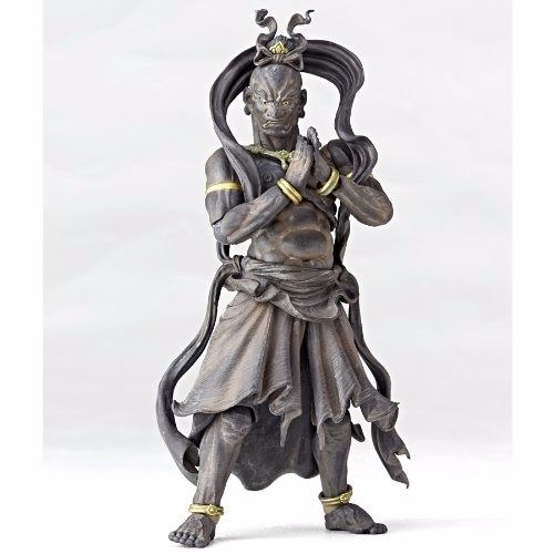 Revoltech TAKEYA  No.017EX KONGO RIKISHI UNGYO Wood Tone Figure KAIYODO NEW_3