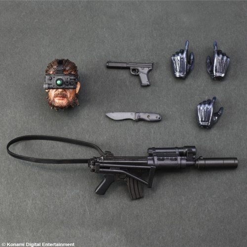 Metal Gear Solid V Ground Zeroes Play Arts Kai Snake Figure NEW from Japan_7