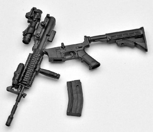 Tomytec 1/12 Little Armory (LA001) M4A1 Plastic Model NEW from Japan_4