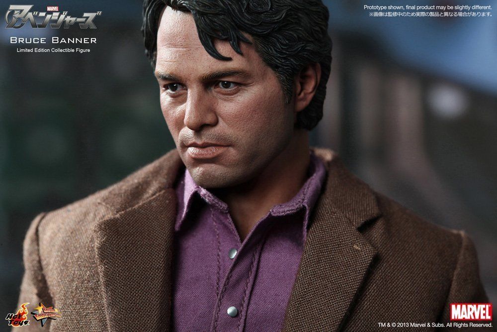 Movie Masterpiece Avengers BRUCE BANNER 1/6 Action Figure Hot Toys from Japan_6