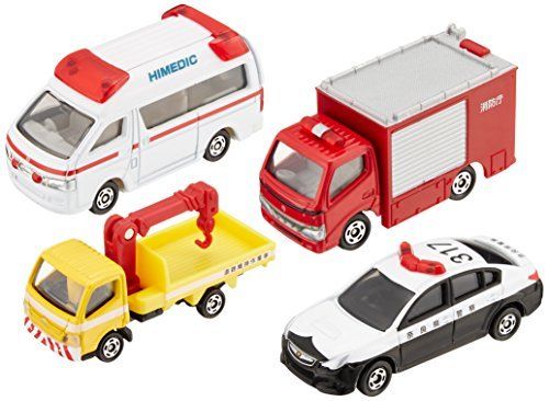 TAKARA TOMY TOMICA EMERGENCY VEHICLE SET 5 NEW from Japan F/S_2