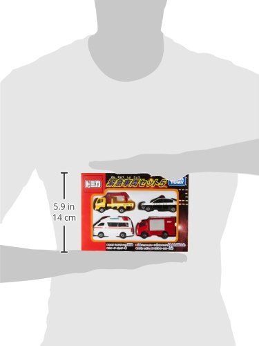 TAKARA TOMY TOMICA EMERGENCY VEHICLE SET 5 NEW from Japan F/S_5