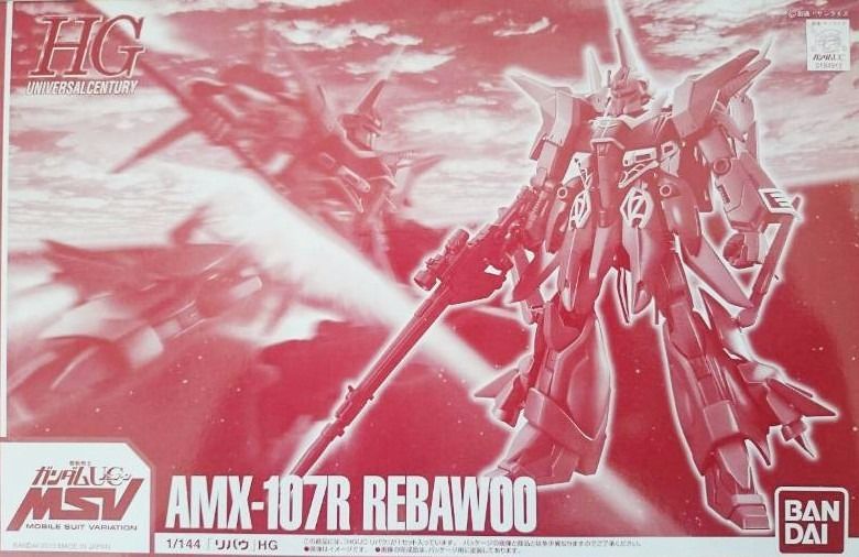 BANDAI HGUC 1/144 AMX-107R REBAWOO Plastic Model Kit Gundam UC MSV from Japan_1