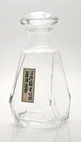 iwasaki glass Edo Soy Sauce Dispenser Bottle Big WA-417 NEW from Japan_1