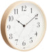 Lemnos TOKI Radio clock AWA13-05 WH white Wall clock Analog 254x56mm 600g NEW_3