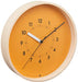 Lemnos Wall Clock SOSO General quartz Clock Natural Wood, Orange AWA13-06OR NEW_3