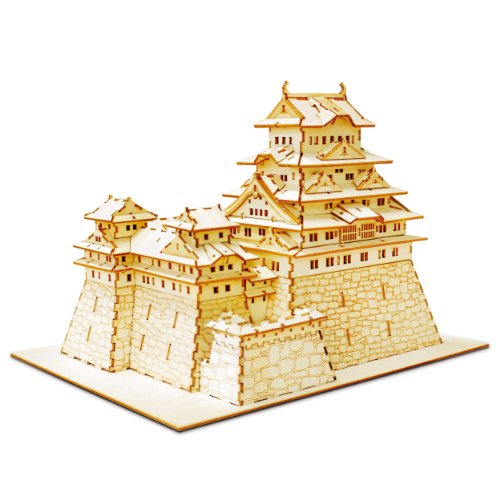 Azone Wooden puzzle kigumi Himeji castle NEW from Japan_1
