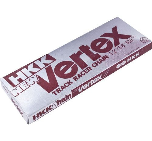 HKK Chain Vertex Track Chain Silver ‎1/2 X 1/8 X 106L size NJS certified product_1