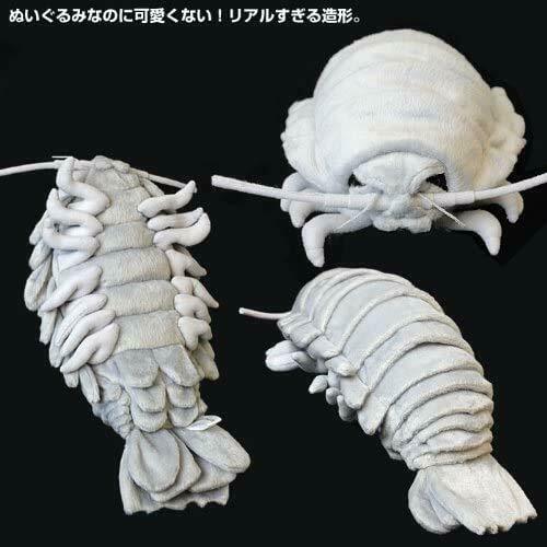 TSTADVANCE Sea Creature Giant Isopod Realistic Stuffed Plush Doll (L Size) 30cm_4
