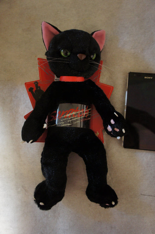Naito Design Scratch Plush Doll (MS) H28cm M-NSCRMSSC Black Cat Tamiho Yoneda_1