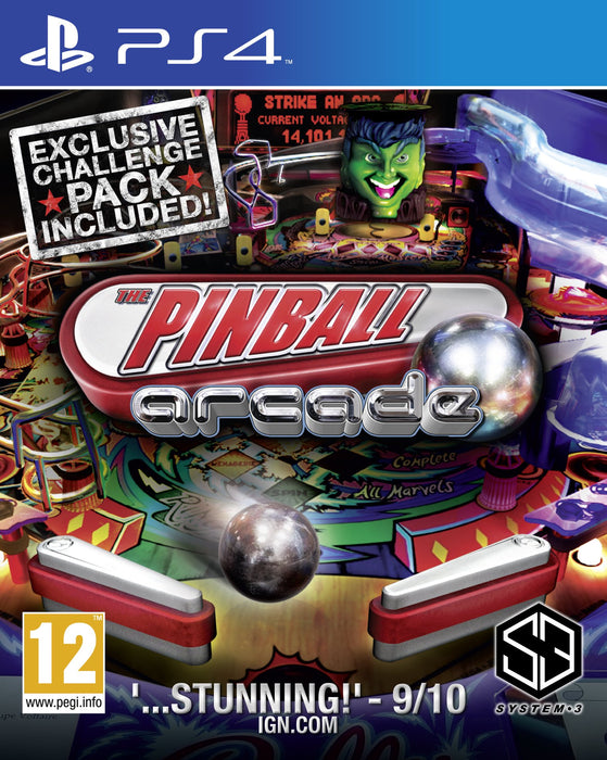 Pinball Arcade PS4 Video Game Software North America Edition 87951 System 3 NEW_1