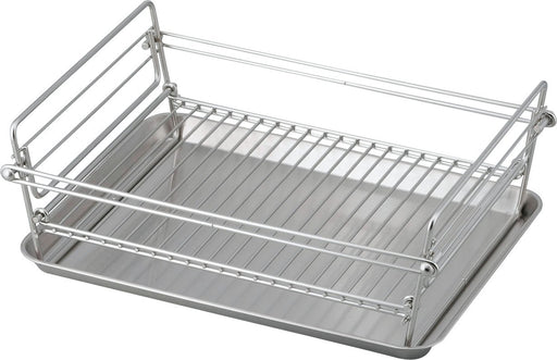 Foldable Stainless Steel Dish Drainer Drying Rack Small Made in Japan SUI-716_1