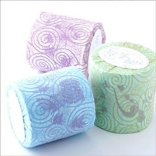 Hanebisho Imperial Conceded Goods Luxury Toilet Paper with Case Blue,Green,White_1