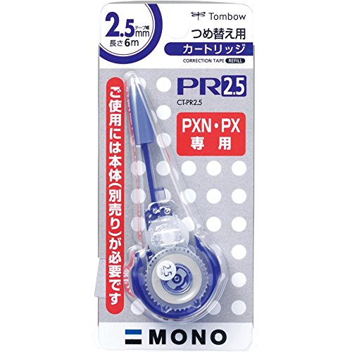 Tombow correction tape MONO PXN cartridge PR2.5 10 pieces CT-PR2.5-10P NEW_2