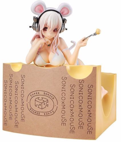 Super Sonico Mouse ver 1/7 PVC figure WING from Japan_1