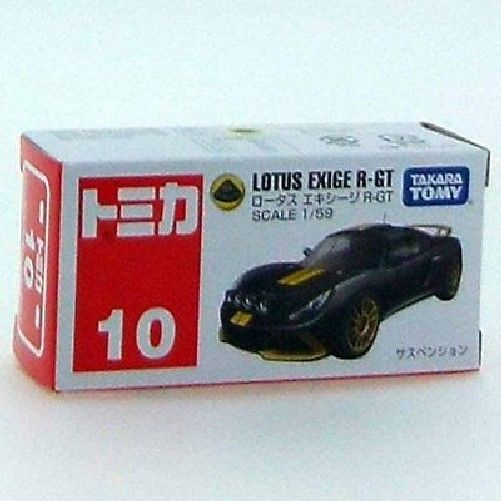 TAKARA TOMY TOMICA No.10 1/59 Scale LOTUS EXIGE R-GT (Box) NEW from Japan F/S_2