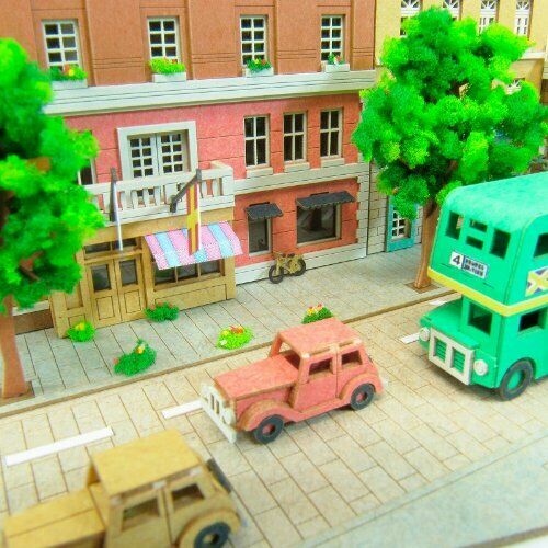 Miniatuart Limited Edition 'Kiki's Delivery Service' Koriko Town Unassembled Kit_4