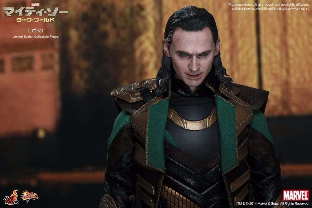 Movie Masterpiece Thor The Dark World LOKI 1/6 Action Figure Hot Toys NEW Japan_6