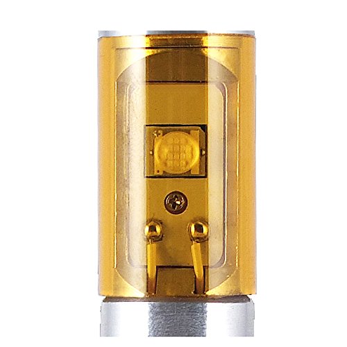 PIAA LED Fog Light Bulb 1800lm 2800K HB4 Yellow 12V16W 2 pcs LEF101Y Front NEW_3