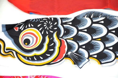 Japanese Children's Day Carp shaped streamers Kite Koi Fish KOINOBORI Wind Sock_3