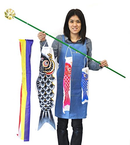 Japanese Children's Day Carp shaped streamers Kite Koi Fish KOINOBORI Wind Sock_7
