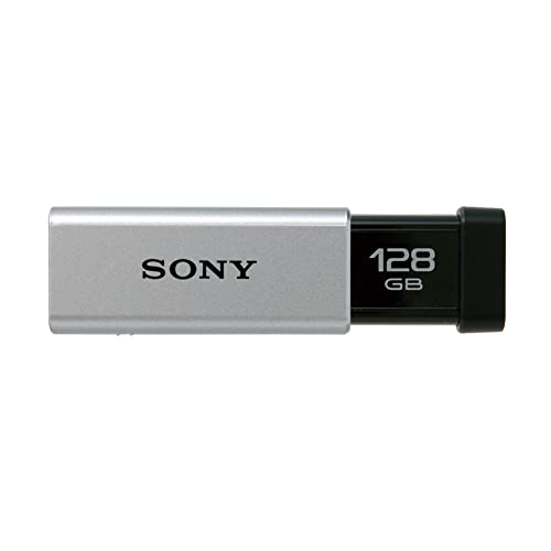 Sony USM128GT S USB30 high-speed memory 128GB capless Silver NEW from Japan_1