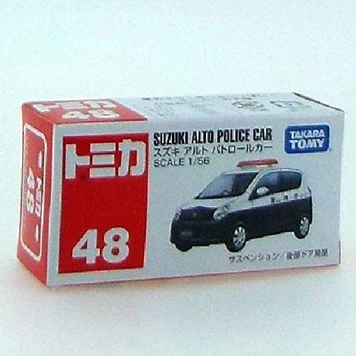 TAKARA TOMY TOMICA No.48 1/56 Scale SUZUKI ALTO POLICE CAR SCALE (Box) NEW F/S_2