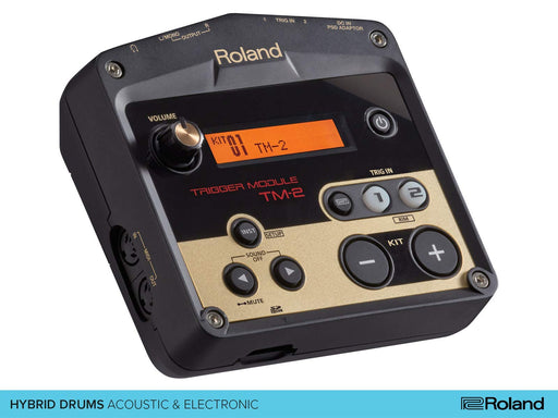 Roland TM-2 Trigger Module Hybrid Drum Black Battery Powered acoustic&electronic_2