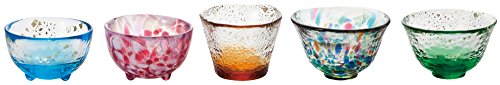 Tsugaru Biidoro Mini Glass Set 5 types of glasses Aderia 50ml 6.8 x 2.1 cm NEW_1