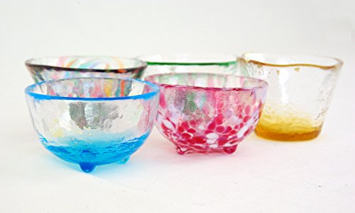 Tsugaru Biidoro Mini Glass Set 5 types of glasses Aderia 50ml 6.8 x 2.1 cm NEW_4