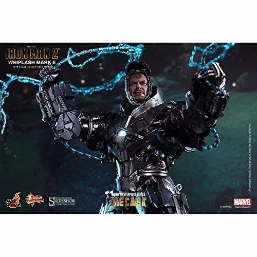 Movie Masterpiece DIECAST Iron Man 2 WHIPLASH MARK 2 II1/6 Figure Hot Toys Japan_4