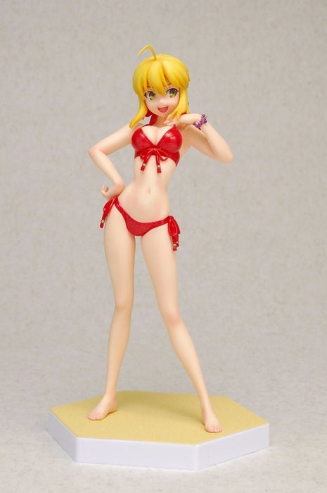WAVE BEACH QUEENS Fate/Extra Saber Red Edition 1/10 Scale Figure NEW from Japan_2