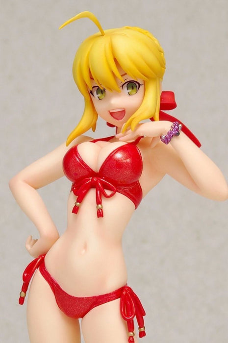 WAVE BEACH QUEENS Fate/Extra Saber Red Edition 1/10 Scale Figure NEW from Japan_4