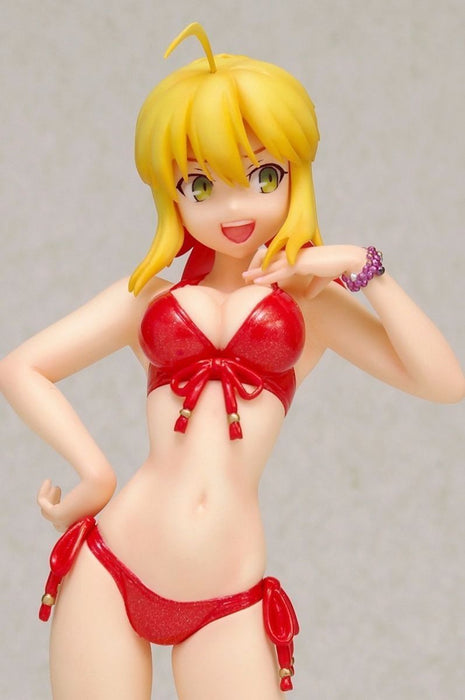 WAVE BEACH QUEENS Fate/Extra Saber Red Edition 1/10 Scale Figure NEW from Japan_5