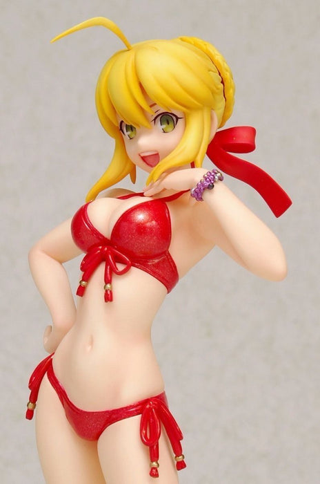 WAVE BEACH QUEENS Fate/Extra Saber Red Edition 1/10 Scale Figure NEW from Japan_6
