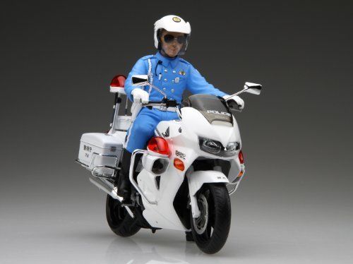 Fujimi 1/12 BIKE No.SP Honda VFR800P Motorcycle Police w/Figure Model Kit NEW_2