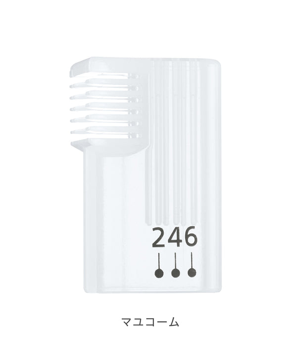 Panasonic Compact Facial Eyebrow Shaver Feerie ES-WF40-G Green Battery Powered_4