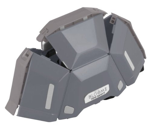 TOYO SAFETY Folding helmet for disaster prevention BLOOM II No.101 Gray ABS NEW_2