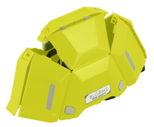 TOYO SAFETY No.101 Lime Folding Helmet Disaster Prevention BLOOM II Yellow NEW_2